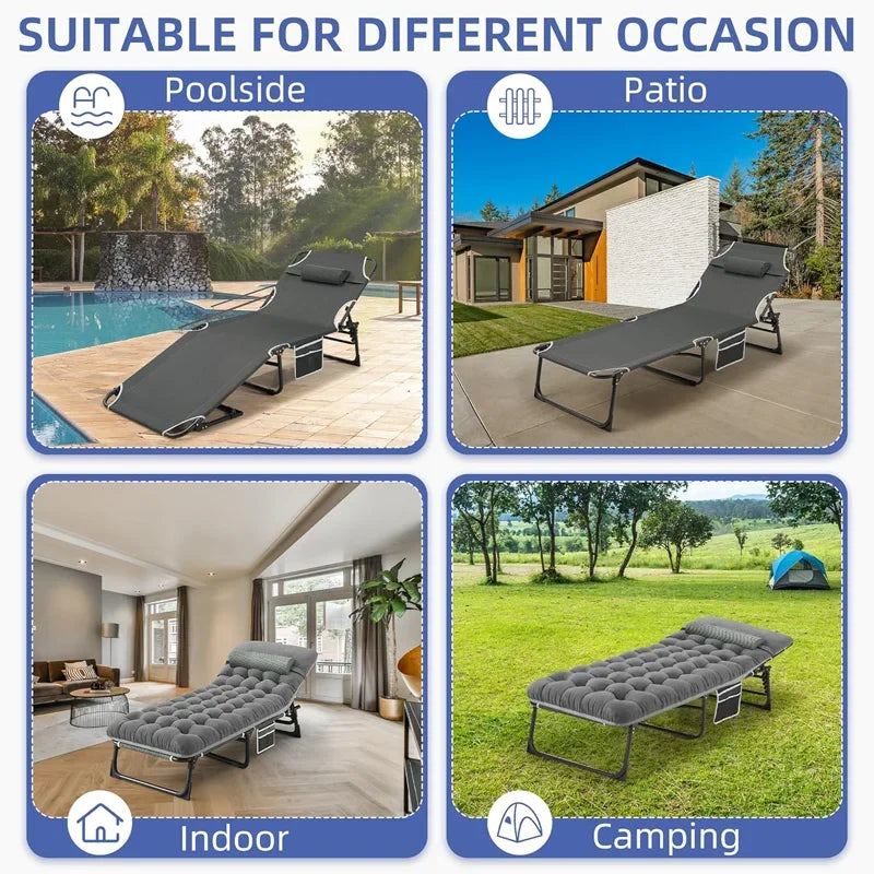 Snozeflex Camping Cot With Mattress