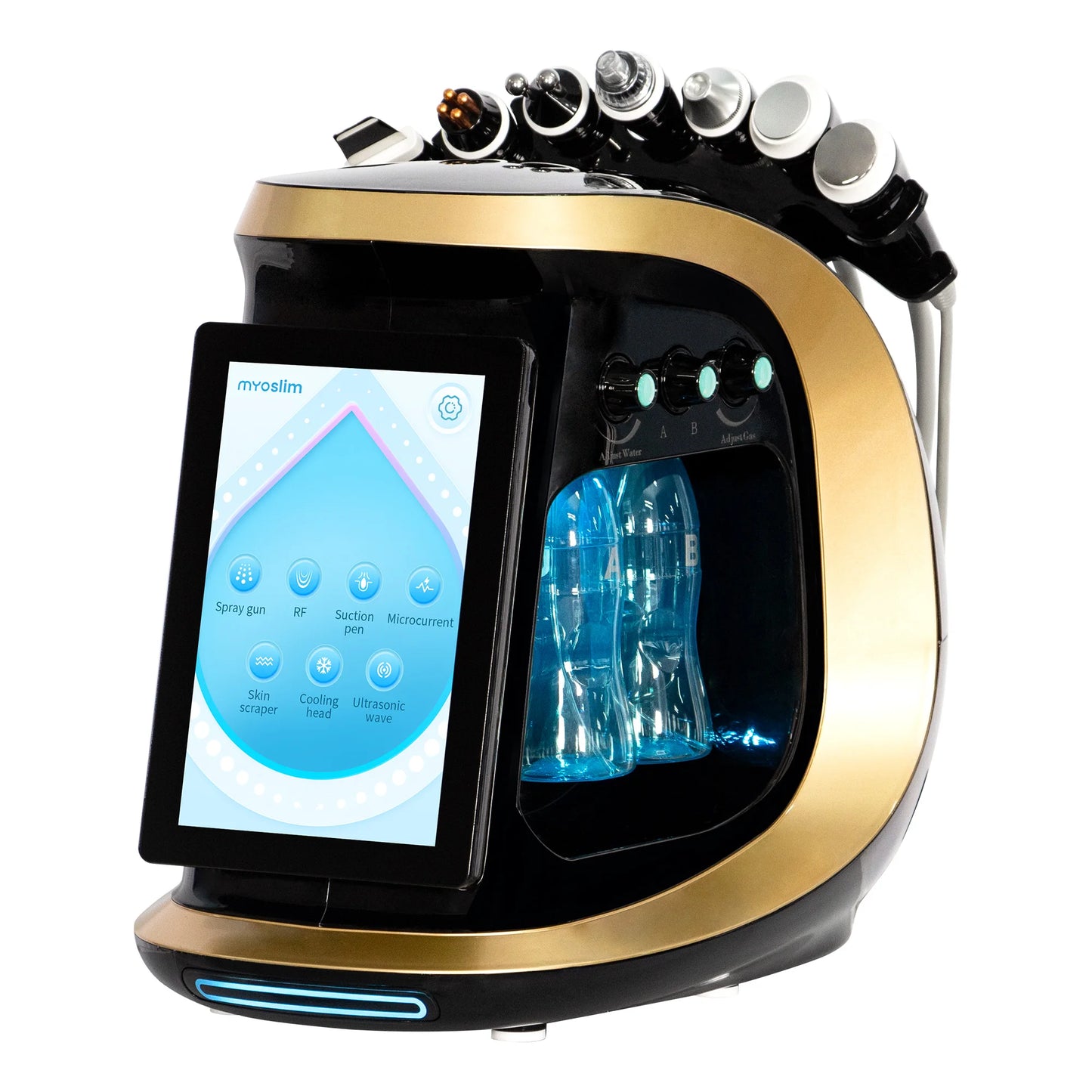 Professional Hydra 7 in 1 Facial Machine Hydro Dermabrasion Deep Cleaning Oxygen Facial Skin Rejuvenation Beauty Equipment