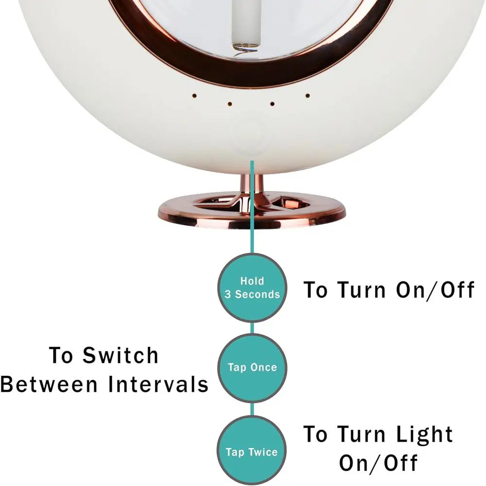 Battery Operated Aromatherapy Diffuser with Water, Essential Oil Diffuser for Bedroom, Wireless Scent Diffuser, Air Freshener Sp