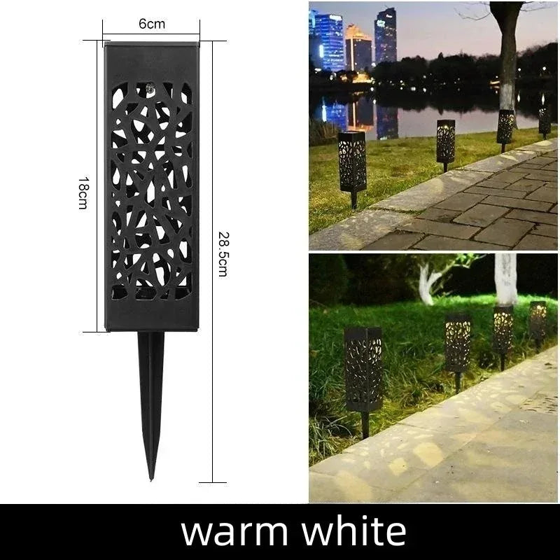 6-Pack Solar LED Garden Path Lights Decorative Lights Energy-Efficient Weather-Resistant Outdoor Landscape & Decorative Lighting