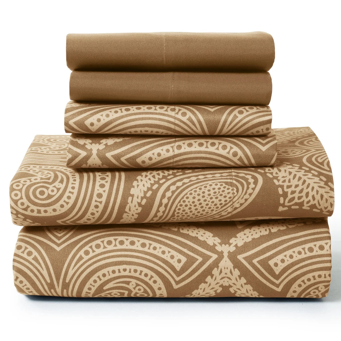 LUX Decor Paisley Microfiber Sheet Set