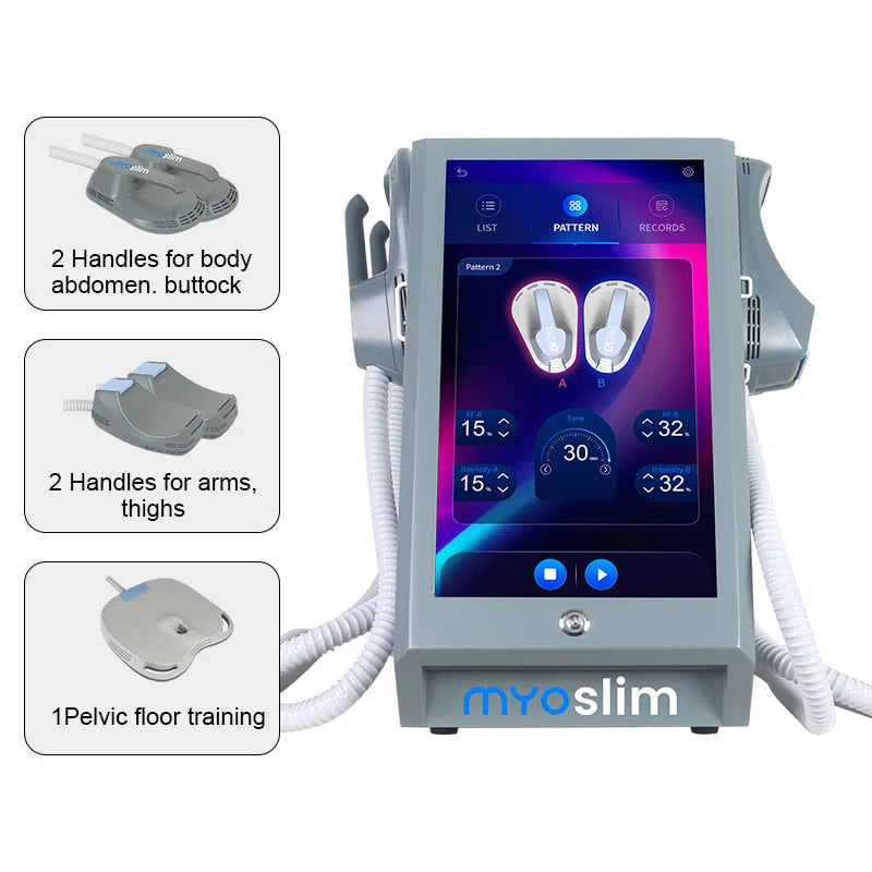 Myoslim Slimming Machine Lose Weight Nova Masajeadores Muscular Electro Muscle Stimulation Body Sculpt Butt Build