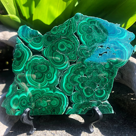 CrystalHola Rare Malachite Quartz Crystal Luster Mineral Home Decoration Gift