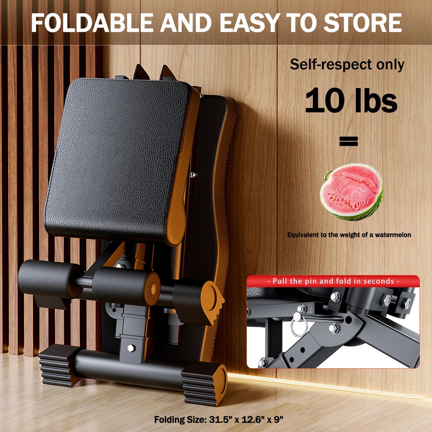 Adjustable Weight Bench Foldable