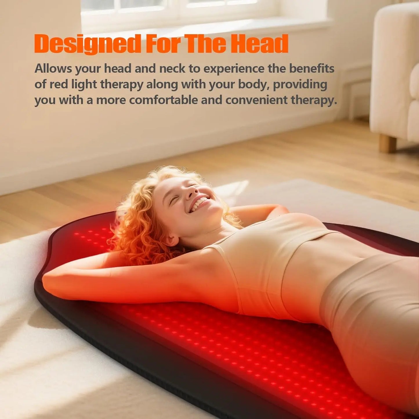 Red Light Therapy Belt  for Body Anti Aging Skin Care 1370Pcs Devices 600nm&900nm Full Body Pad for Relief&Enhanced Muscle