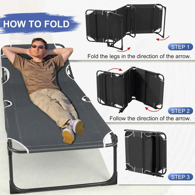Snozeflex Camping Cot With Mattress