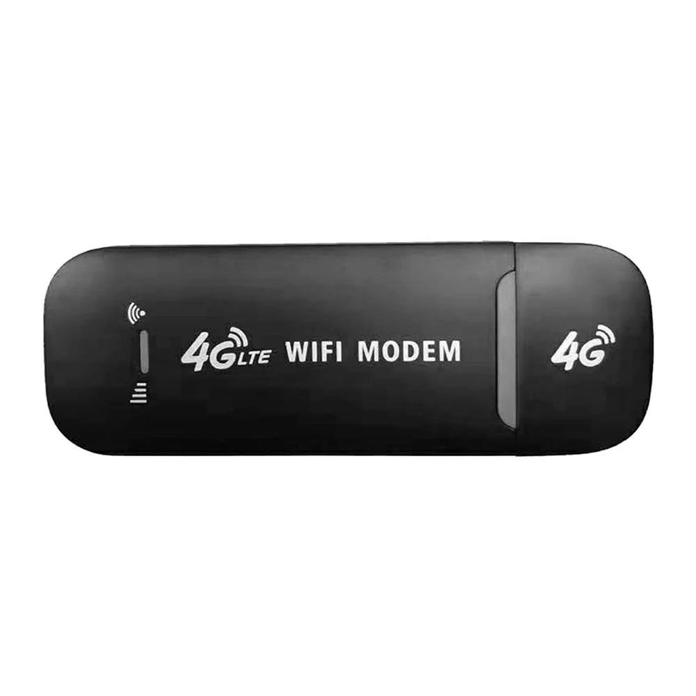 4G LTE USB Modem Dongle 150Mbps Wireless WiFi Router Mobile Broadband SIM Card Pocket Hotspot Home Office Wireless WiFi Adapter