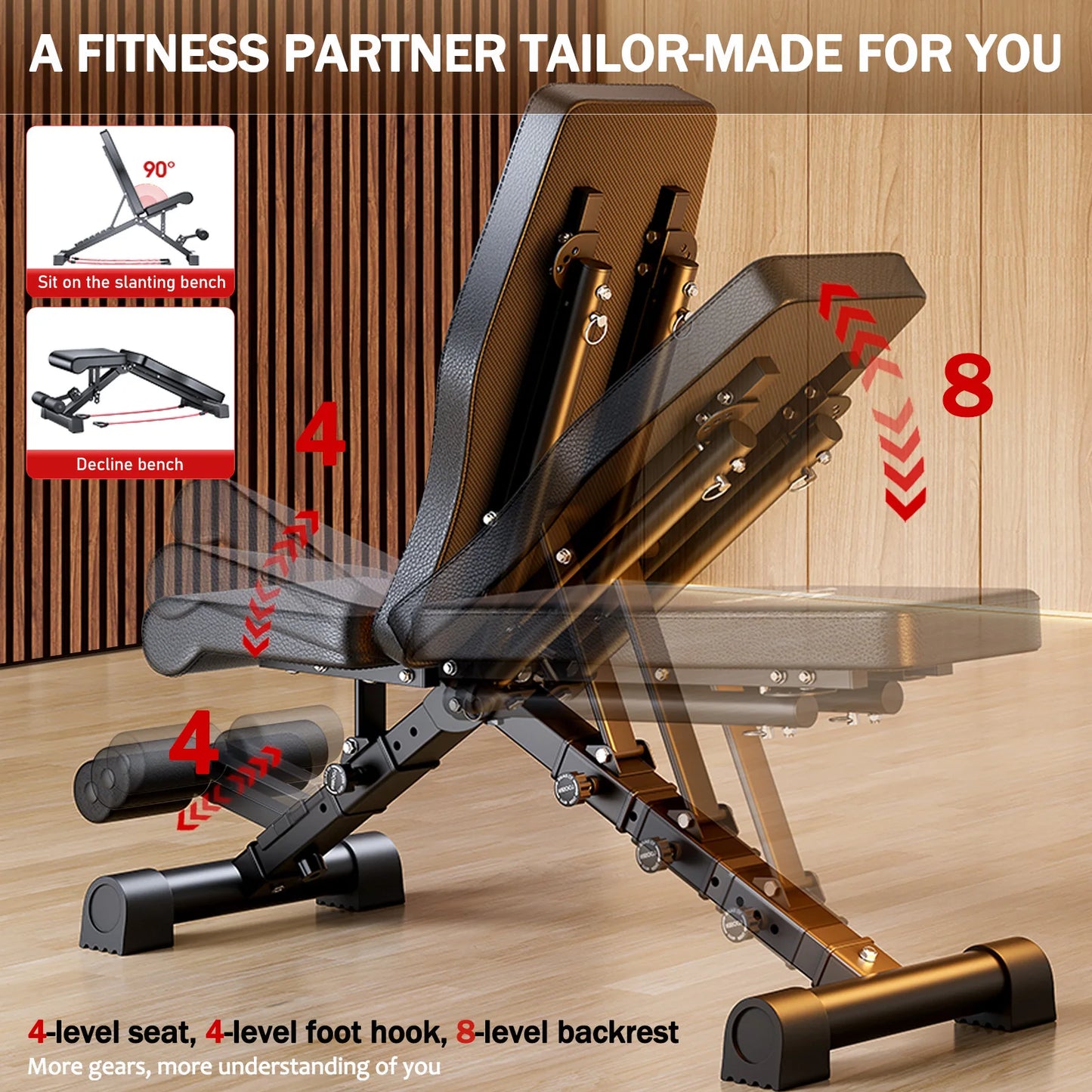 Adjustable Weight Bench Foldable