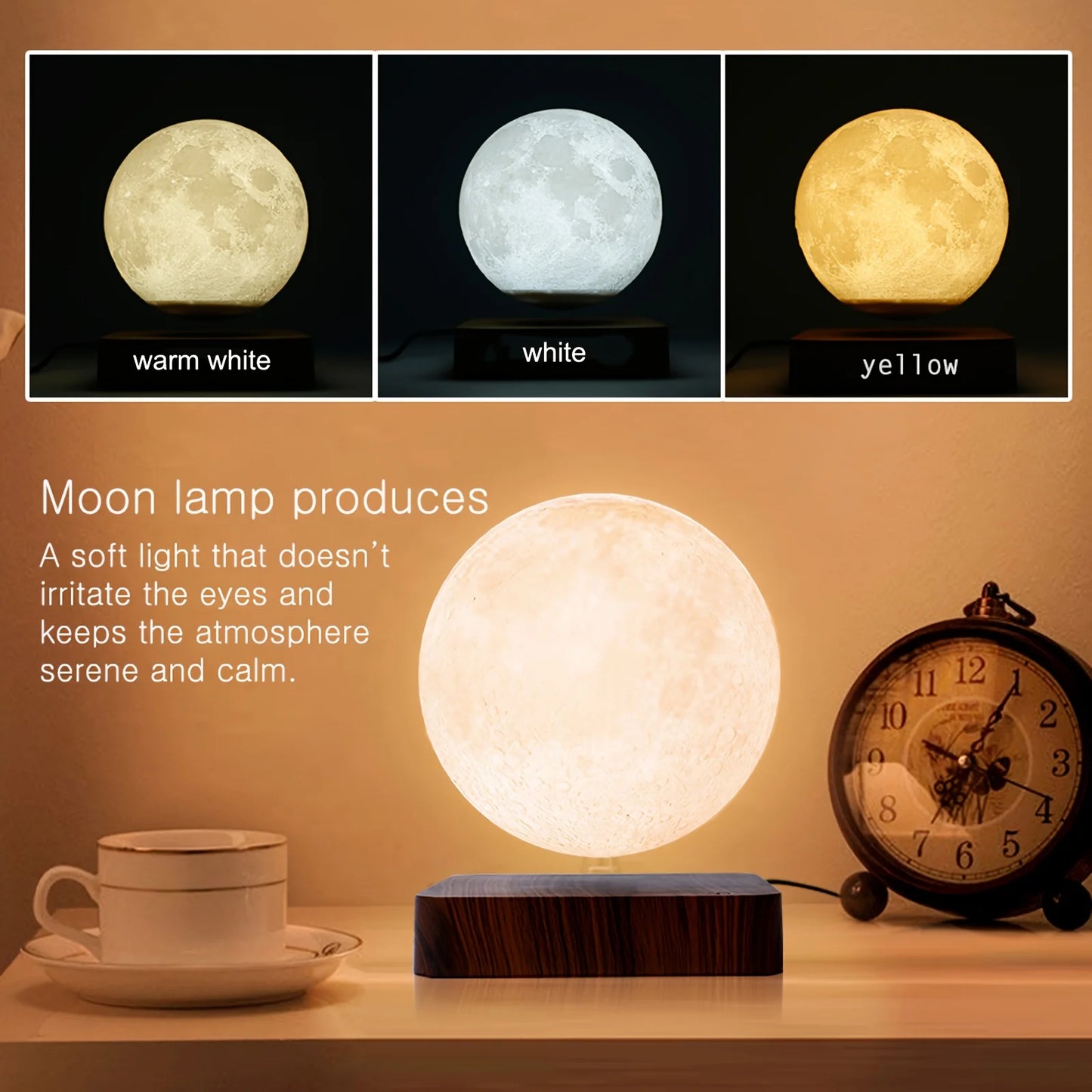 Mexllex Moon Lamp Magnetic Floating Base