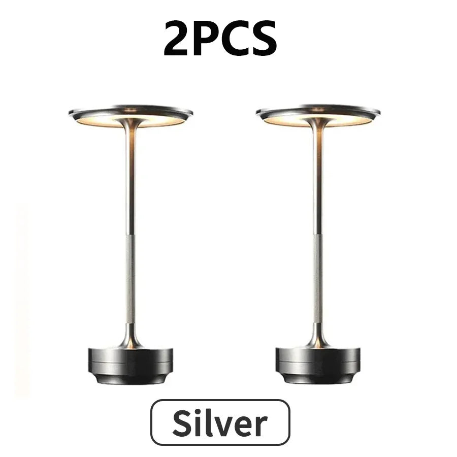 HPH Rechargeable Wireless Table Lamp USB C Touch Desk Light
