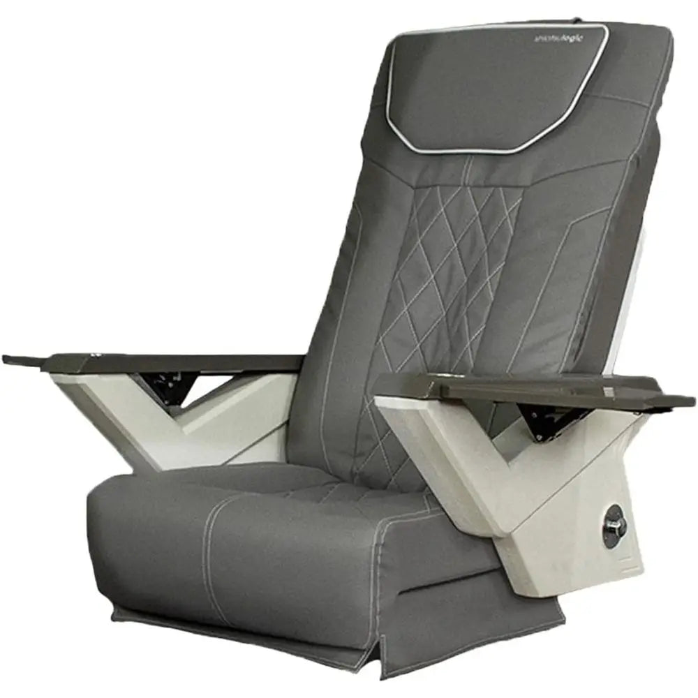 Shiatsulogic Pedicure Chair Cushion Cover Set (Storm Grey), FX Vibration Massage Chair Cover, Nail Salon Pedicure Equipment and