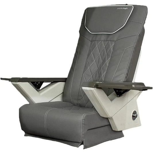 Shiatsulogic Pedicure Chair Cushion Cover Set (Storm Grey), FX Vibration Massage Chair Cover, Nail Salon Pedicure Equipment and