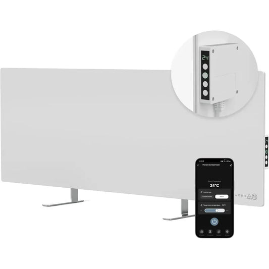 home.home.AENO Infrared Heater - With Thermostat - 700 Watt Energy Efficient Electric Panel Heater