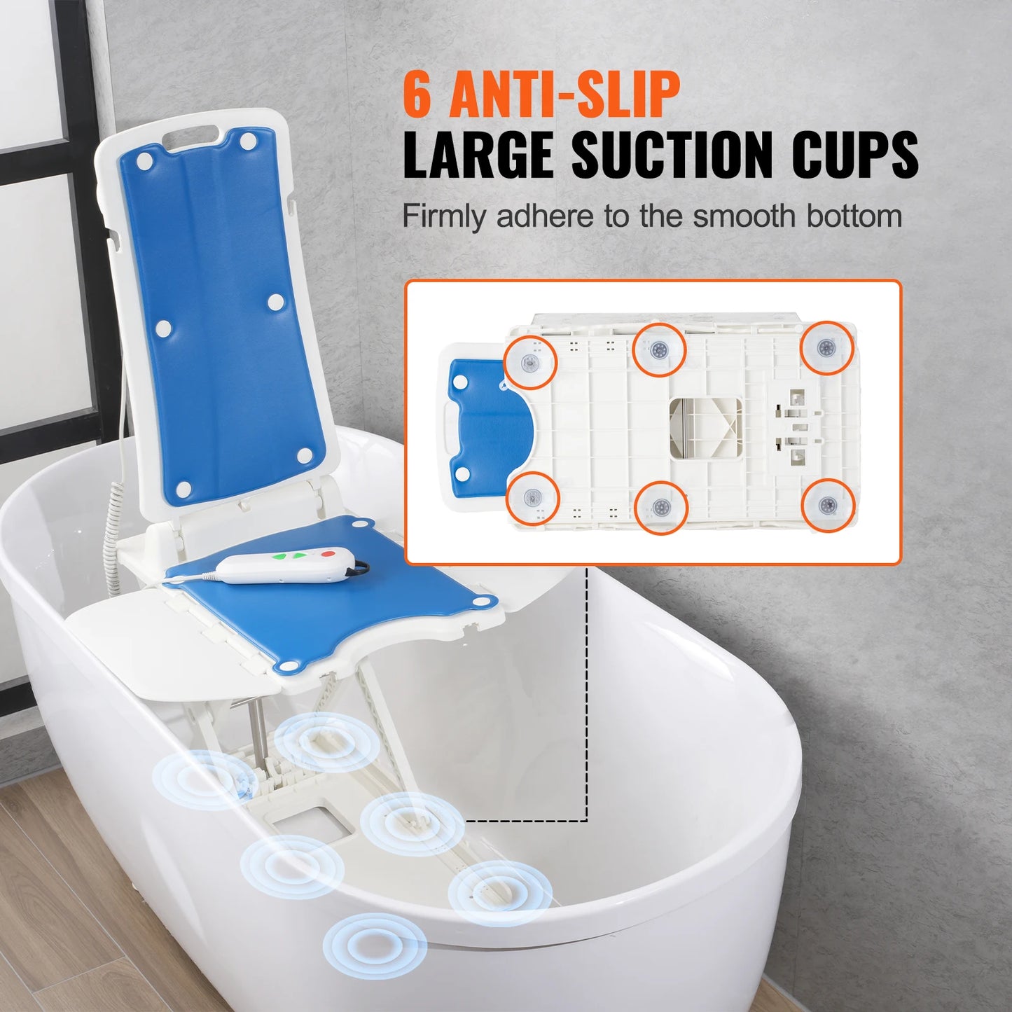 SucceBuy Electric Chair Lift Devices to Lift Elderly off Floor, Height Adjustable, Support Up to 310 LBS,  for Seniors, Patient
