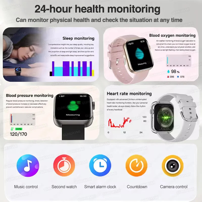 2026 New Original Watch Series 11 Women Smart Watch Bluetooth Call NFC IP68 Waterproof HD AMOLED Screen GPS Track Men Smartwatch