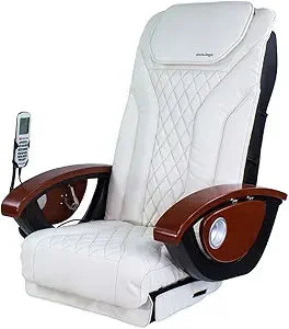 MAYAKOBA Shiatsulogic Pedicure Chair Cushion Cover Set (Sand Cappuccino), Vibration Massage Chair Cover 16 EXR, Nail Salon Pedic