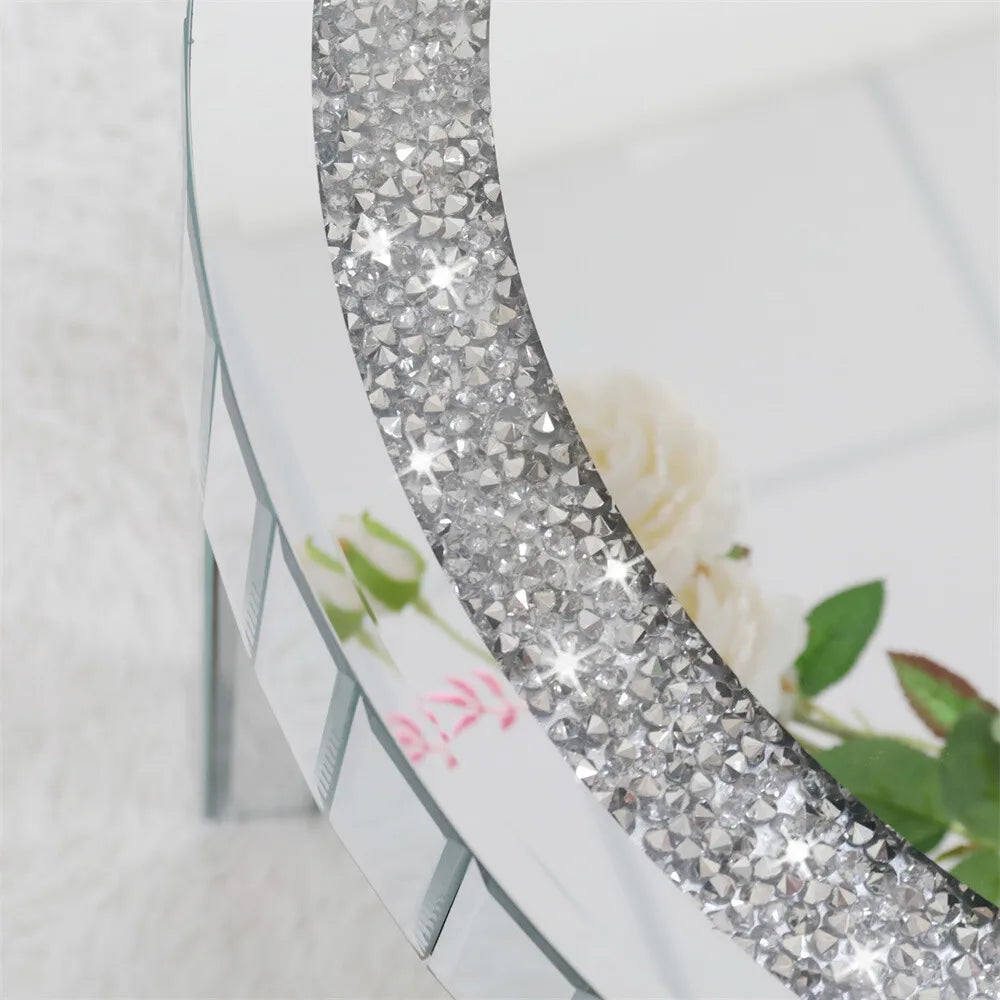 Crushed Crystal Mirrored Coffee Table