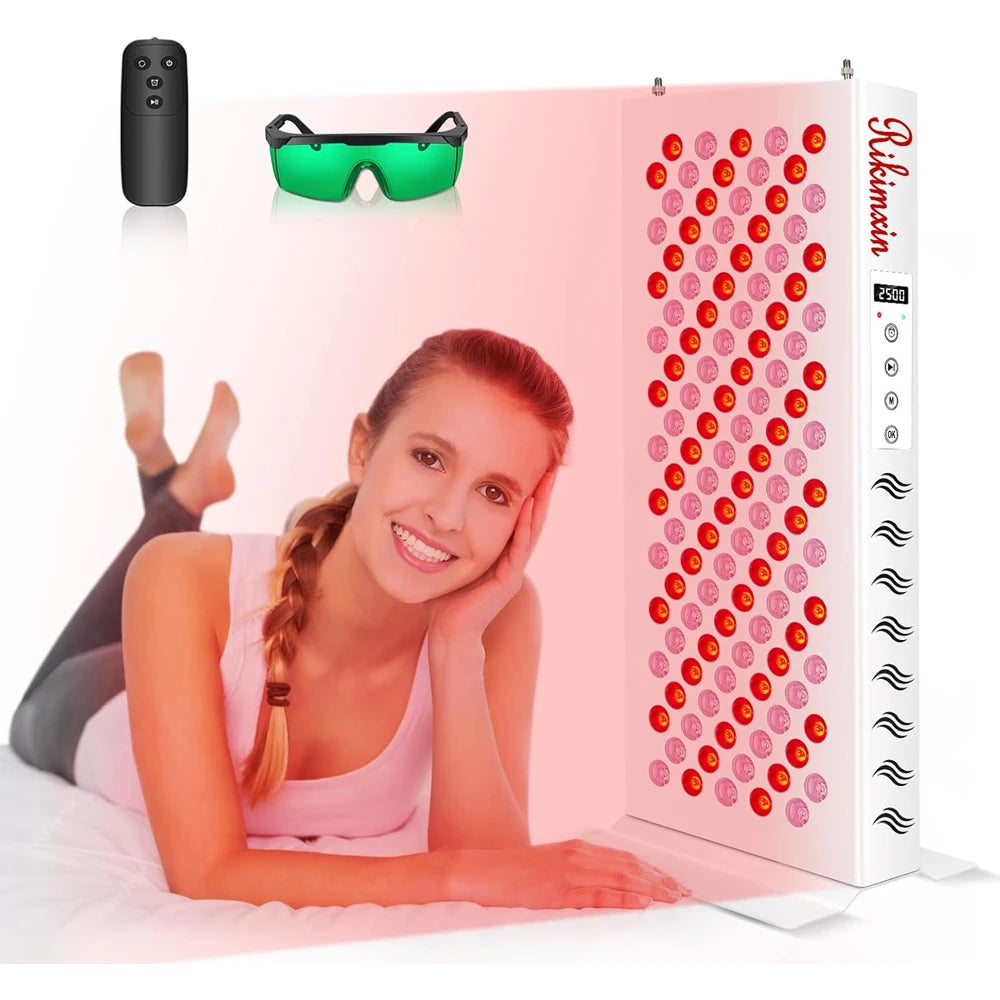 Red Light Therapy for Body Face Panel Lamp 850nm 660nm 600W Near Infrared Light LED Health Beauty Devices For Face Body Muscle