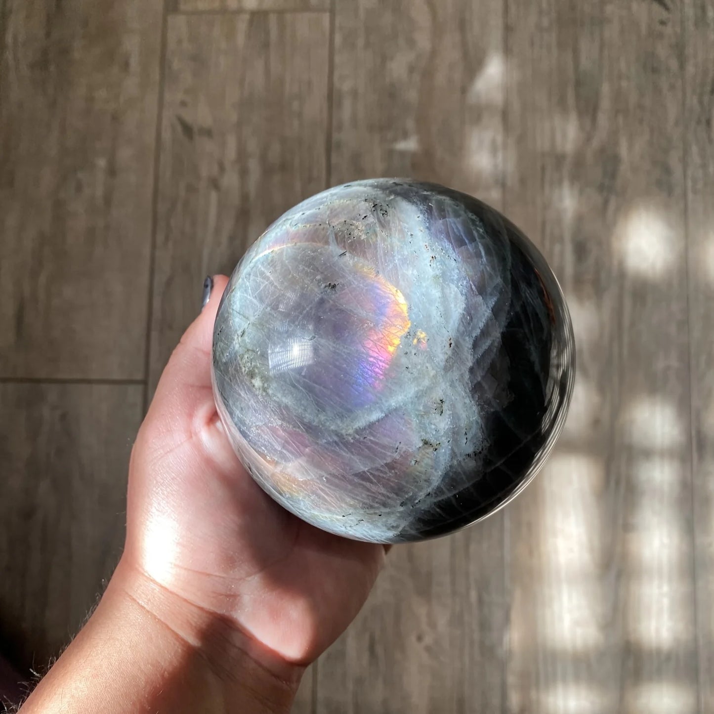 CrystalHola Labradorite Sphere Gift