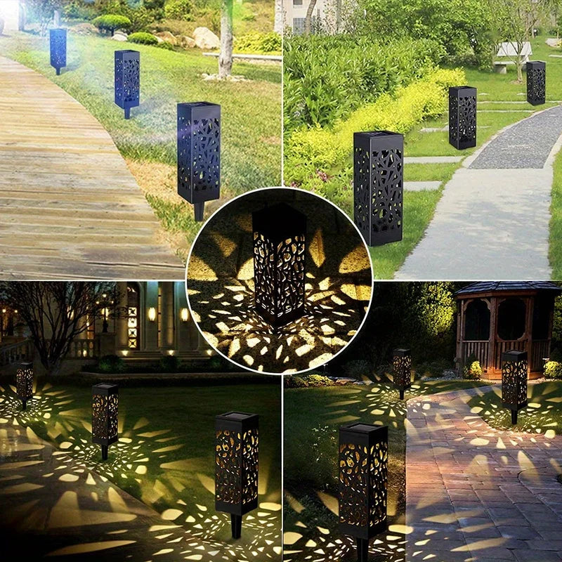 6-Pack Solar LED Garden Path Lights Decorative Lights Energy-Efficient Weather-Resistant Outdoor Landscape & Decorative Lighting
