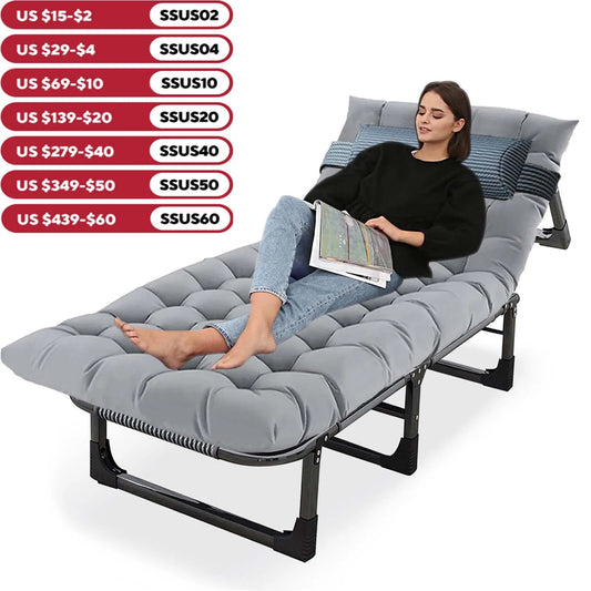 Snozeflex Camping Cot With Mattress
