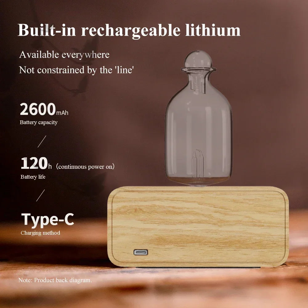 HAOYUNMA Rechargeable Waterless Nebulizing Essential Oil Diffuser