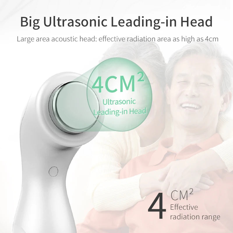 Ultrasound Therapy Machine for Pain Relief Ultrasonic Physiotherapy 1MHz Smart Muscle Massager Drug Free Adults Body Massage