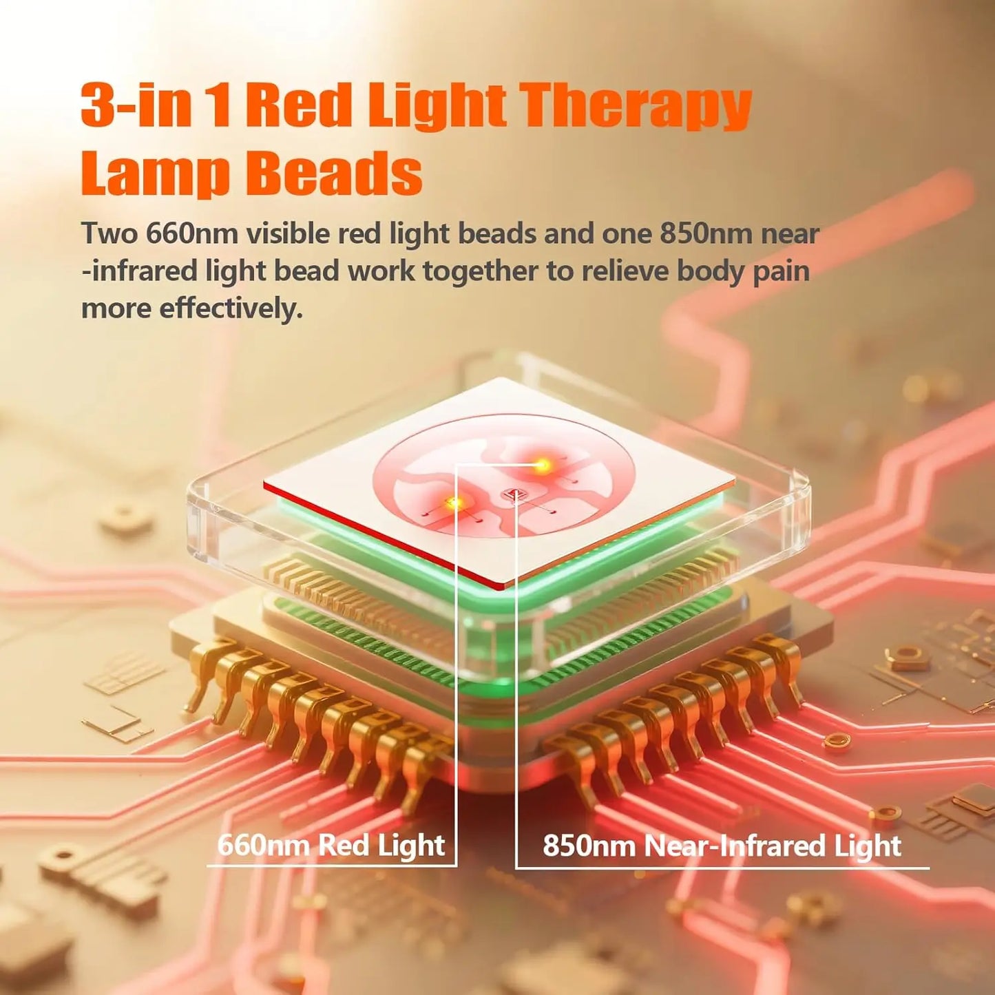 Red Light Therapy Belt  for Body Anti Aging Skin Care 1370Pcs Devices 600nm&900nm Full Body Pad for Relief&Enhanced Muscle