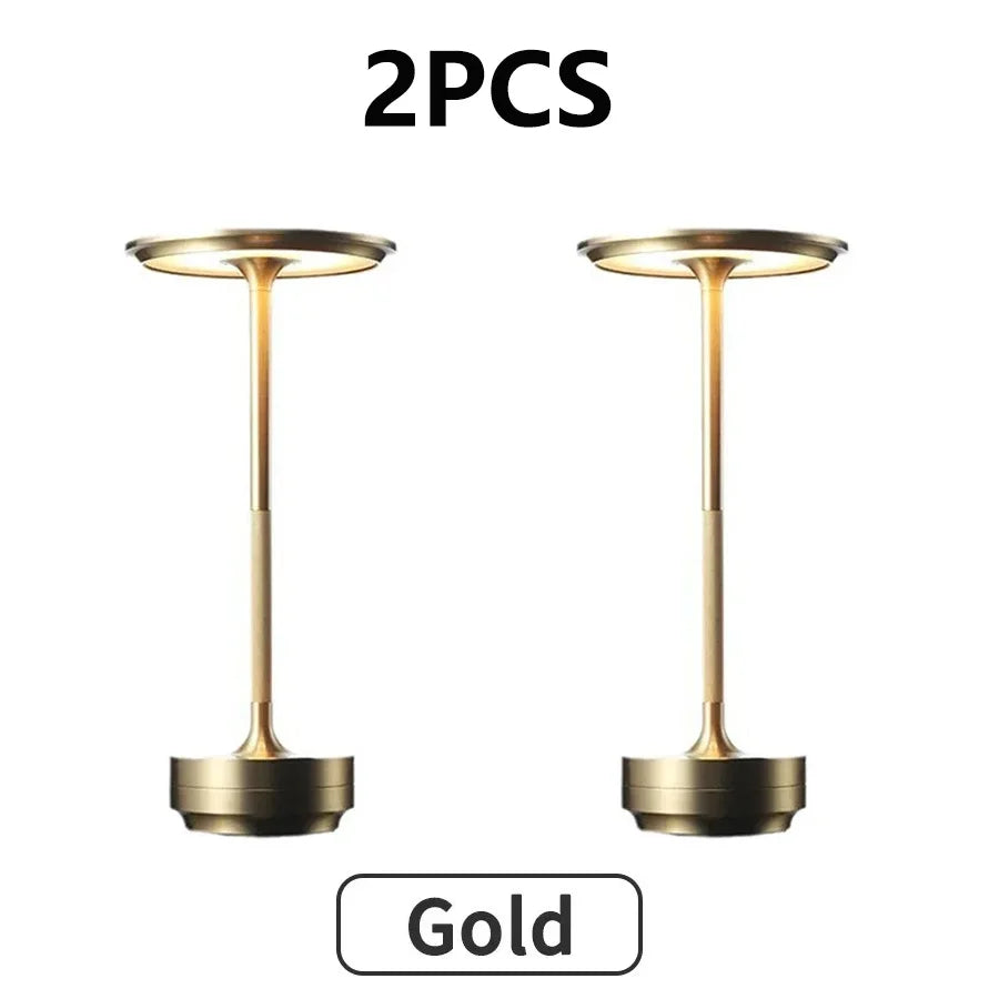 HPH Rechargeable Wireless Table Lamp USB C Touch Desk Light