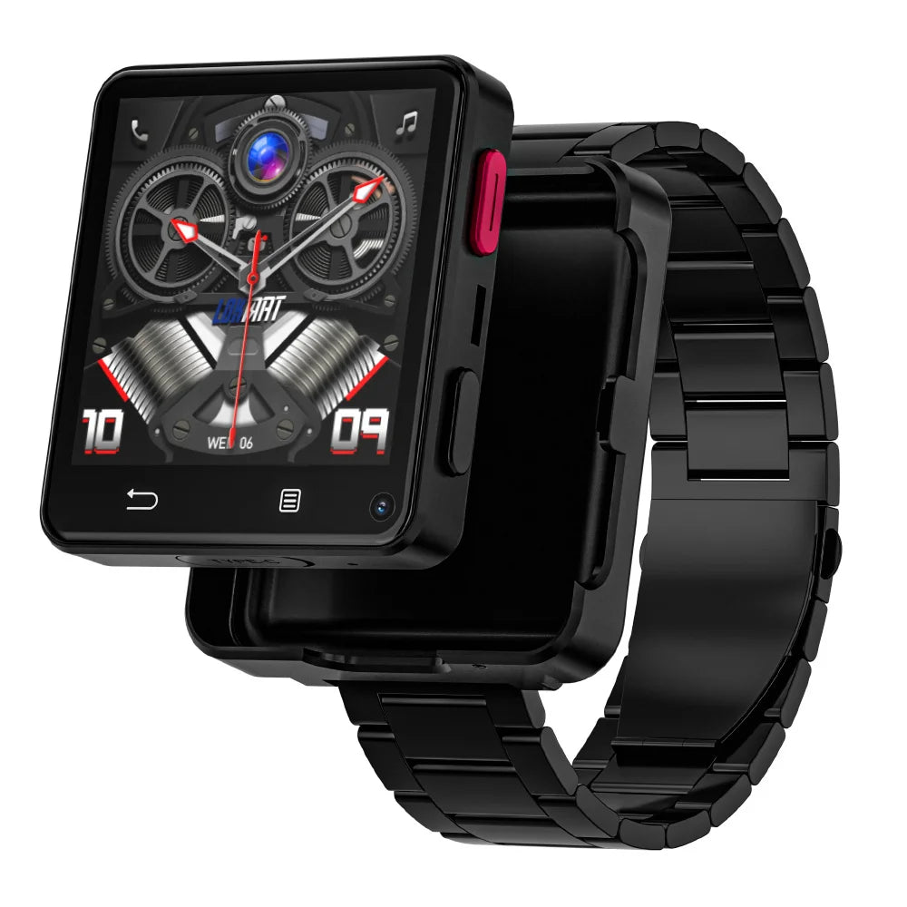 LOKMAT APPLLP 2 MAX Dual Camera Android 11 Watch Phone Wifi Videos Calls Smart Watch 4G Network Phone Calls Mini Smart Phone