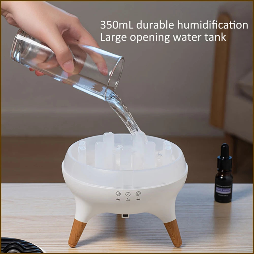 TIASTHAN Flame Aromatherapy Humidifier With Remote Control
