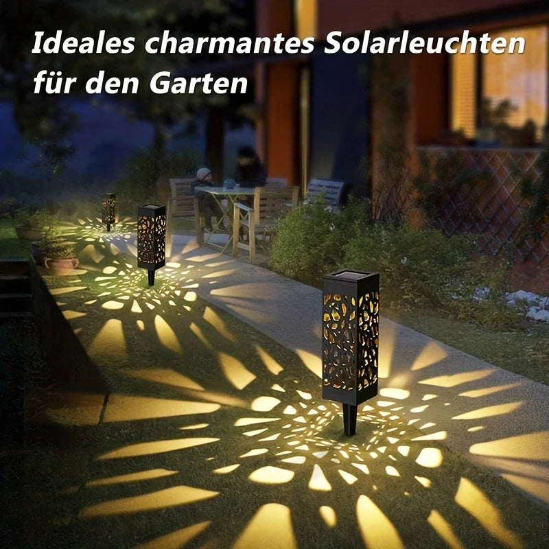 6-Pack Solar LED Garden Path Lights Decorative Lights Energy-Efficient Weather-Resistant Outdoor Landscape & Decorative Lighting