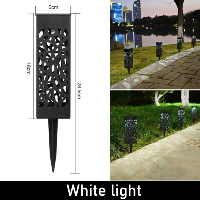 6-Pack Solar LED Garden Path Lights Decorative Lights Energy-Efficient Weather-Resistant Outdoor Landscape & Decorative Lighting