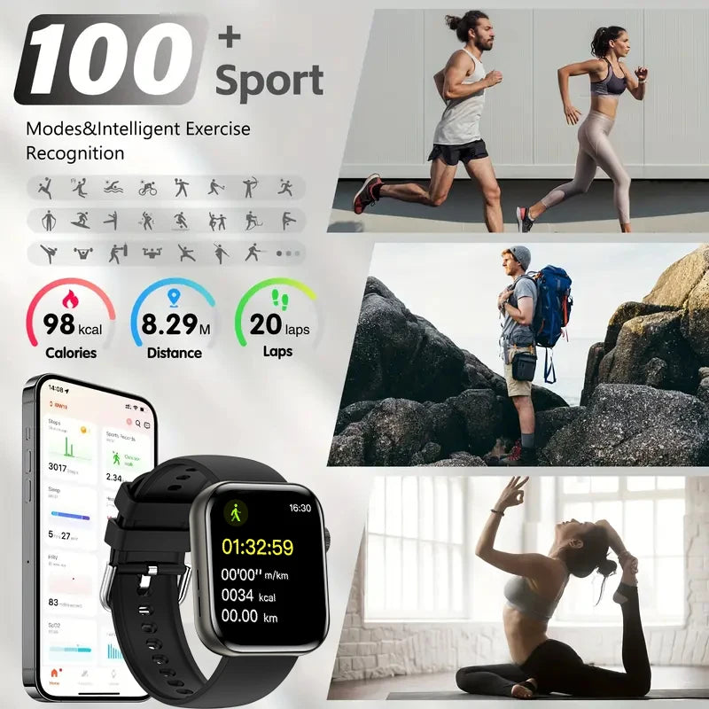 2026 New Original Watch Series 11 Women Smart Watch Bluetooth Call NFC IP68 Waterproof HD AMOLED Screen GPS Track Men Smartwatch