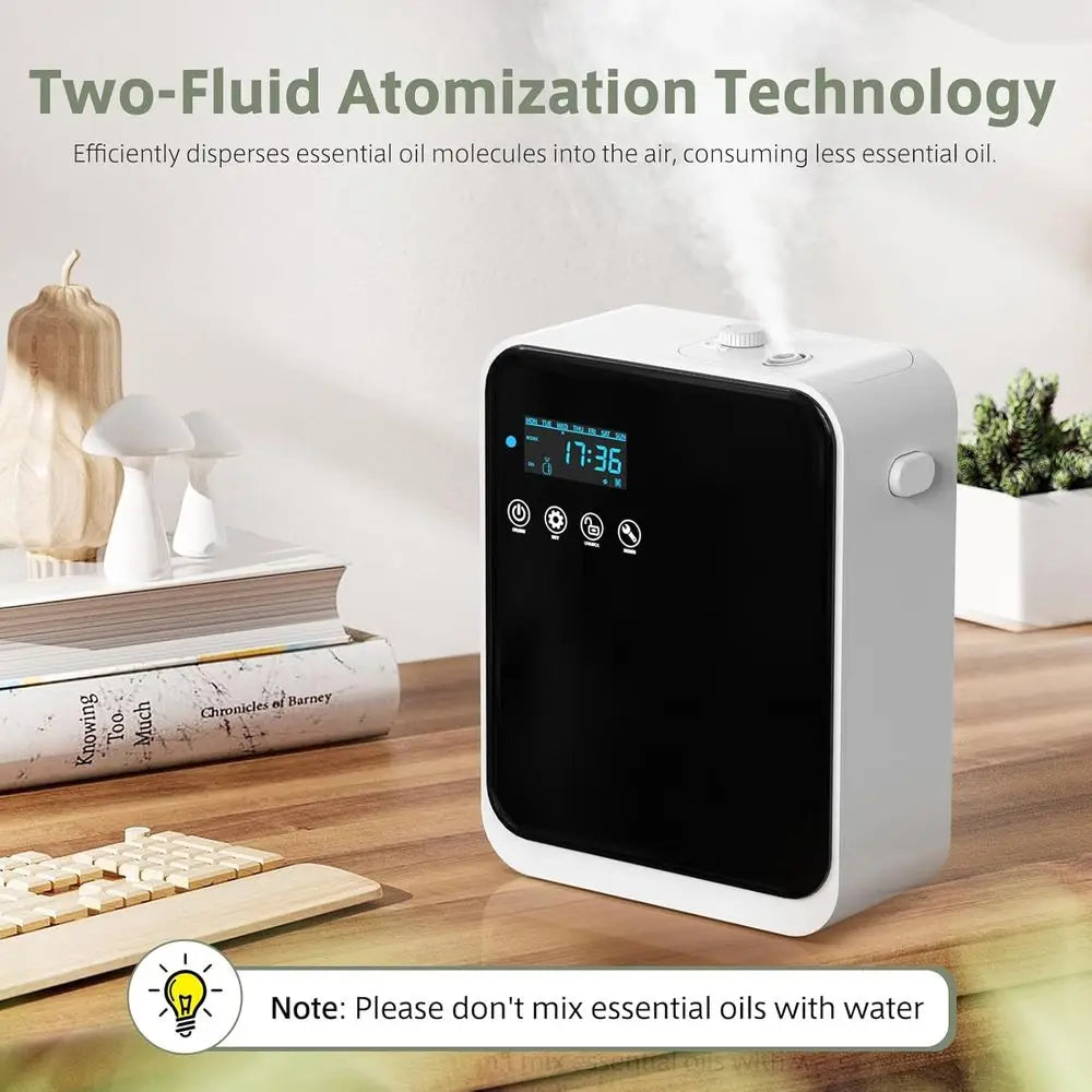 Oil Diffuser for Home and Commercial Use, Up to 1500 sq. ft., 240ml Aromatherapy Scent Diffuser for Large Rooms, Smart Scent Air