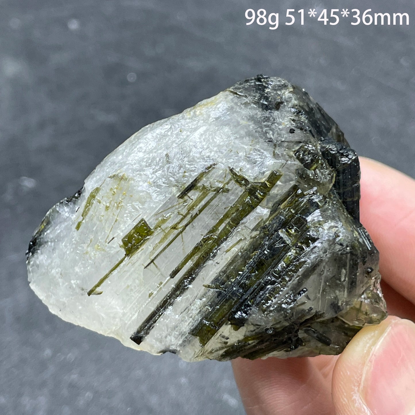 Pakistan Green Tourmaline Mineral Specimen Crystal Quartz Healing Home Decor