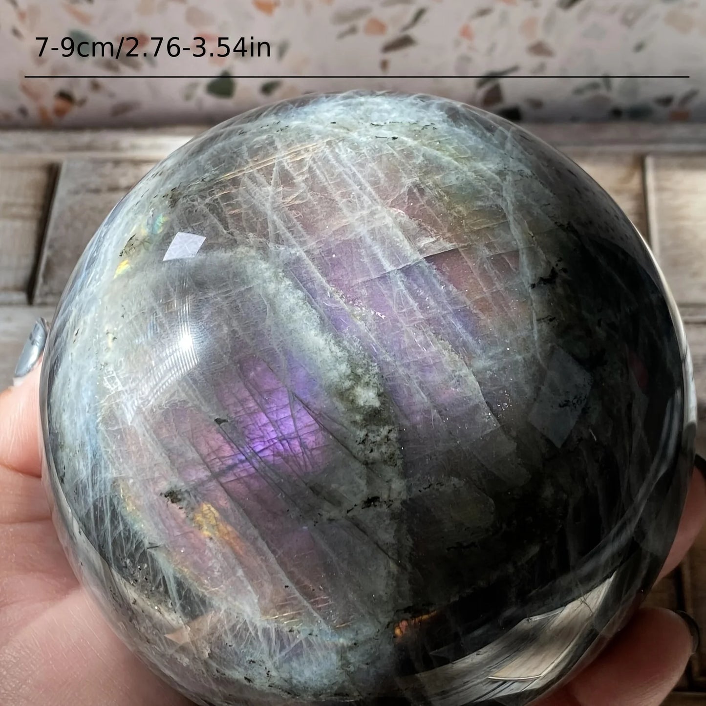 CrystalHola Labradorite Sphere Gift
