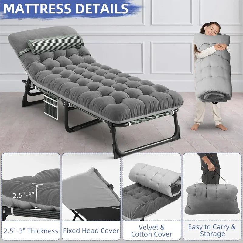 Snozeflex Camping Cot With Mattress
