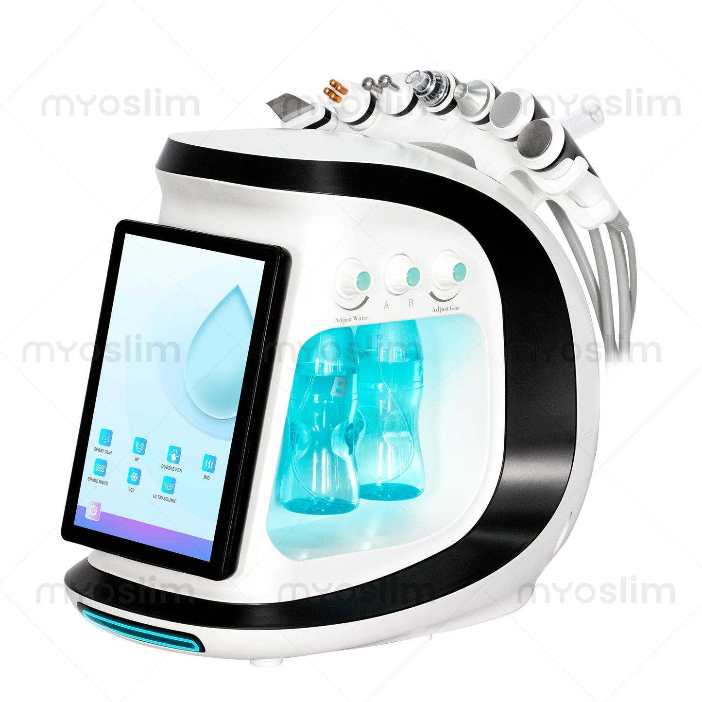 Professional Hydra 7 in 1 Facial Machine Hydro Dermabrasion Deep Cleaning Oxygen Facial Skin Rejuvenation Beauty Equipment