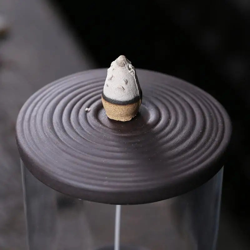 Resin Backflow Incense Burner Smoke Waterfall Home Decor