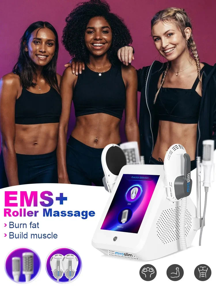 Professional 360 ° rolling vacuum massager for removing fat lumps - slimming, reducing fat, muscle tone - home weight loss machi