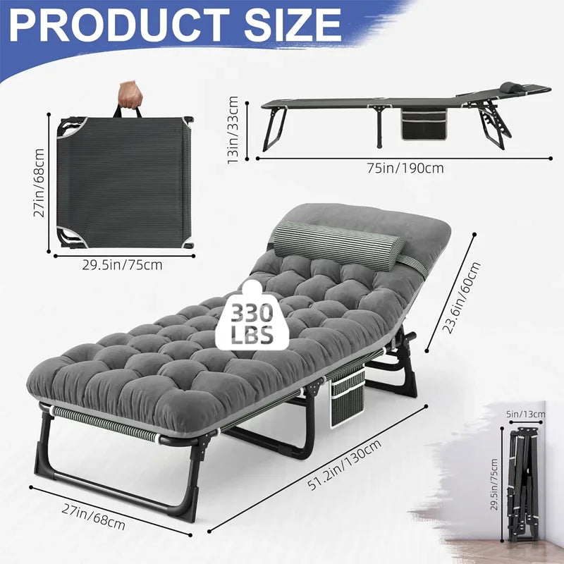 Snozeflex Camping Cot With Mattress